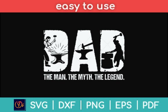 Husband Dad Blacksmith Legend Funny Svg Review