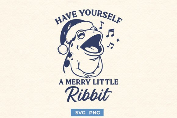 Merry Little Ribbit Christmas Funny SVG Review