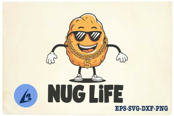Nug Life Chicken Nuggets Funny SVG Review