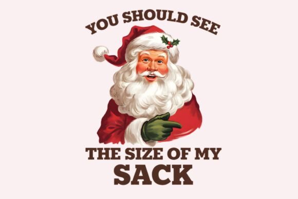 Review: Jolly Santa Claus Illustration Poster for Embroidery