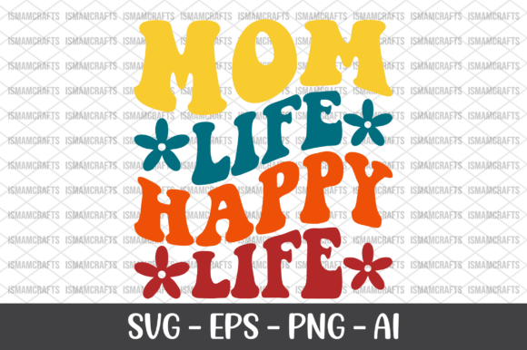 Reviewing Mom Life Happy Life Retro SVG for Embroidery