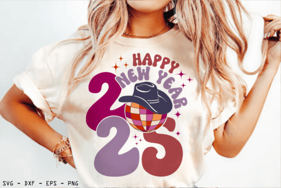 Reviewing the Groovy Disco Ball New Year 2025 SVG PNG
