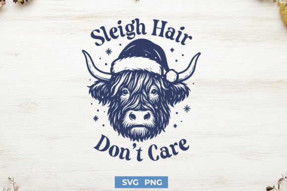 Sleigh Hair Don’t Care Funny SVG PNG Review