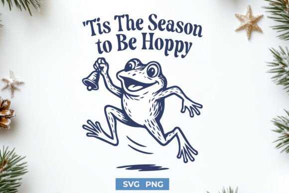 Tis the Season to Be Hoppy Funny SVG PNG Review